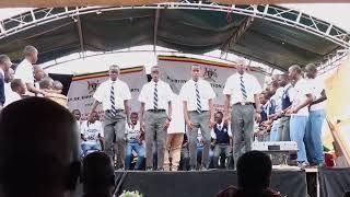 NGENIA AND SENENDE BOYS CHOIR PERFOMING NIKIKUTAZAMA AT THE EAST AFRICA MUSIC COMPETITION IN JINJA