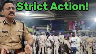 Bhiwandi में Ganesh विर्सजन पर Bawal।। कौन शहर का माहोल बिगड़ना चाहता है।।भारी Police फोर्स तैनात।।