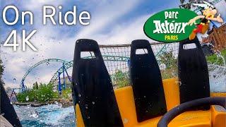 4K Raft Ride at Parc Astérix Paris - On Ride 2022 - Romus and Rapidus