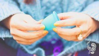 روش استفاده از فنجان قاعدگی به جای نوار بهداشتی و تامپون در پریودHow to use a Menstrual Cup