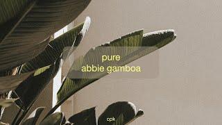 pure - abbie gamboa  Piano Karaoke Original Key of E