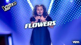 Lyana - Flowers  Blind Auditions  The Voice Kids  VTM