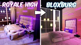 BUILDING The ROYALE HIGH Apartments IN BLOXBURG  roblox