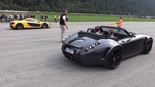 Wiesmann MF5 vs Mclaren P1 vs Ferrari F12TDF