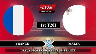 Live FR vs MLT 1st T20I Live Match  Mdina T20 Live Score Commentary France vs Malta Live Match P2