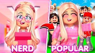 NERD TO POPULAR GIRL IN ROBLOX BROOKHAVEN