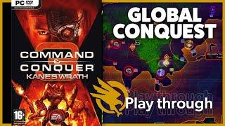 Global Conquest Hard mode Kanes Wrath  Tiberium Wars  Complete Playthrough  No Commentary