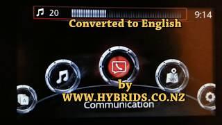 Mazda Infotainment - Japanese to English in Axela Atenza CX-5 & others + Android Auto