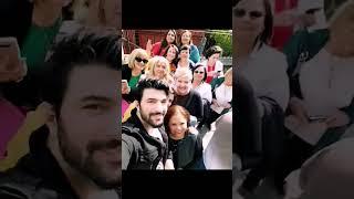 Engin Akyürek With Fans