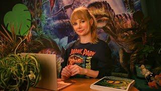 Jurassic World Travel Agent Role Play  ASMR Soft Spoken  Typing  Page Flipping