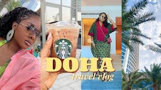 DOHA TRAVEL VLOG l my birthday  shopping new camera exploring Qatar trying new food & more