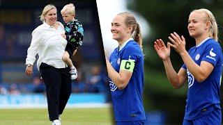 Chelsea W vs Arsenal W 2-0  Pernille Harder & Magdalena Eriksson Signsoff at Kingsmeadow in Style