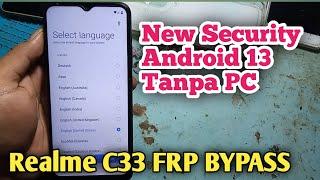 Realme c33 frp bypass android 13