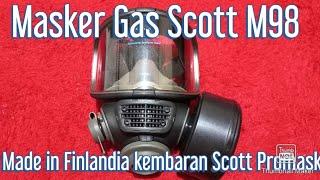 Masker Gas Scott M98 made in Finlandia