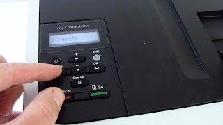 How to reset Brother HL-L3230cdw replace toner message