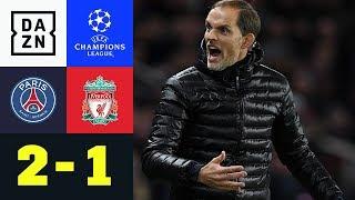 Vorteil Paris Thomas Tuchel besiegt Jürgen Klopp PSG-Liverpool 21  Champions League  Highlights