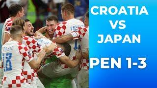 Japan Vs Croatia Pen 1-3 Super 16 FIFA World Cup 2022 Highlights