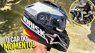 COMPREI UM CAPACETE NOVO MAIS CHAVE QUE OS Ls2  Norisk Soul FF302 GRAND PRIX ALEMANHA 