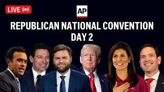 RNC LIVE Trump arrives at the 2024 Republican National Convention Day 2