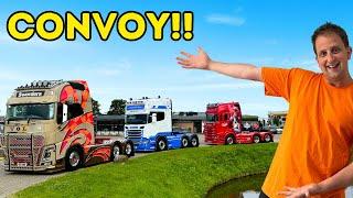 CONVOY TO TRUCKSTAR ASSEN  THE BEST TRUCKSHOW IN EUROPE  PT1  #truckertim