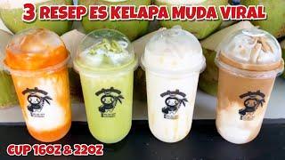 RESEP ES KELAPA MUDA VIRAL IDE JUALAN MINUMAN KEKINIAN