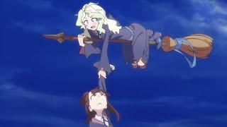Akko and Diana moments in Little Witch Academia 2013 short film English Sub