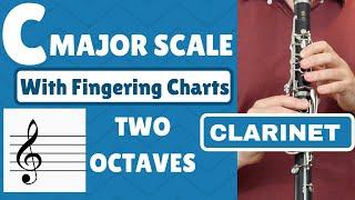 Clarinet C Major Scale  Two Octaves SLOW