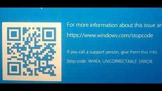 Fix WHEA UNCORRECTABLE ERROR GenuineIntel.sys Blue Screen BSOD Error On Windows 1110 PC