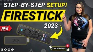 How to SET UP an Amazon FIRESTICK  2023 Step-By-Step