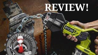 Ryobi 18v Cordless Bolt Cutter Review P592 #boltcutter #ryobitools #newtools