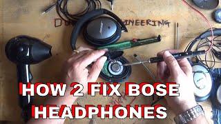 DuB-EnG Repair BOSE QC35 QC25 QC15 Quality Headphones Fix Faulty Quality Problems One Speaker Work