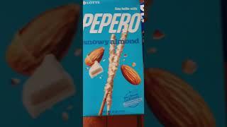 Lotte PEPERO No. 1 Korean Snack Brand * fave flavors #chocolate  #shorts