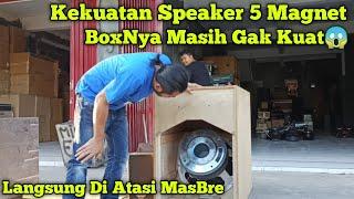 Memang Ampuh Speaker Ini‼️Cek Sound Speaker 5 Magnet Di Box Baru Masih Gak Kuat BoxNya