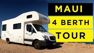 Maui 4 Berth Campervan Tour and Specs