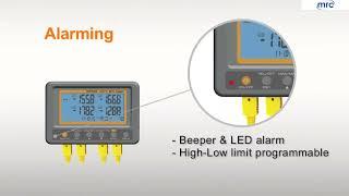 4 Channel K Thermocouple SD Card Data Logger.