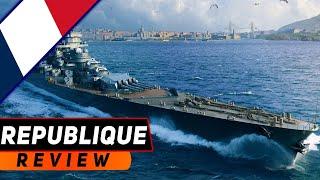 ЛИНКОР REPUBLIQUE БЕЗ ШАНСОВ ДЛЯ ПРОТИВНИКА WORLD OF WARSHIPS