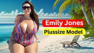 The Gorgeous Plussize Model Emily Jones Biography  Lifestyle  Age  Facts  Body Measurements