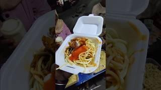 Cheap & Delicious Spaghetti #shorts #streetfood #spaghetti