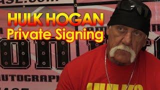 Hulk Hogan Private Signing for American Icon Autographs July 27 2014