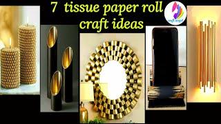 7 way to use recycle toilet paper roll  paper roll crafts  Craft Angel
