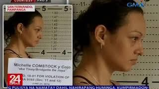 Dating sexy star na si Bridgette de Joya at kanyang kinakasama arestado dahil umano sa droga