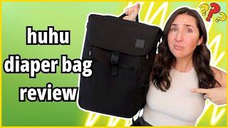 Huhu Diaper Bag Review BEST DIAPER BAG BACKPACK? + huhu Everyday Changing Wallet Review