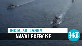 Watch India Sri Lankas joint naval exercise amid China tension