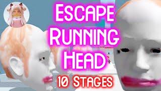 Roblox Escape Running Head 10 Stages Stage 1 to Stage 10 No Death Gameplay Full Walkthrough