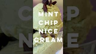 Mint Chocolate Chip Nice Cream #vegan