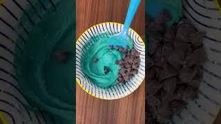 Edible Cookie Monster Dough  #easyrecipe #food #recipe #howto