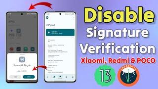 How to disable signature verification in Xiaomi Redmi & POCO Mobile  LSPosed  Core patch  Magisk