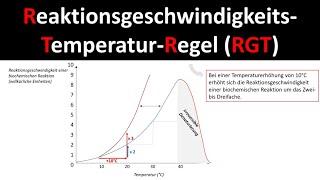 RGT-Regel Reaktionsgeschwindigkeits-Temperatur-Regel - Enzymatik Ökologie Biologie Oberstufe