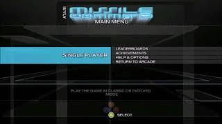 Atari Missile Command XBLA Front-end Main Menu OST