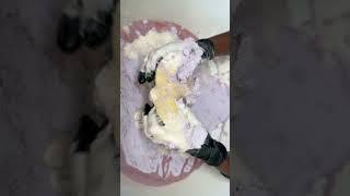 Pink Ariel Powder Bomb 🩷 #asmr #oddlysatisfying #relax #rinse #satisfying #spongerinse